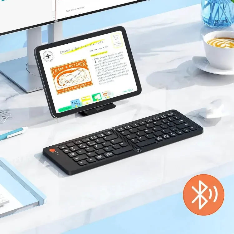 11 INCH FOLDABLE & RECHARGEABLE BLUETOOTH KEYBOARD