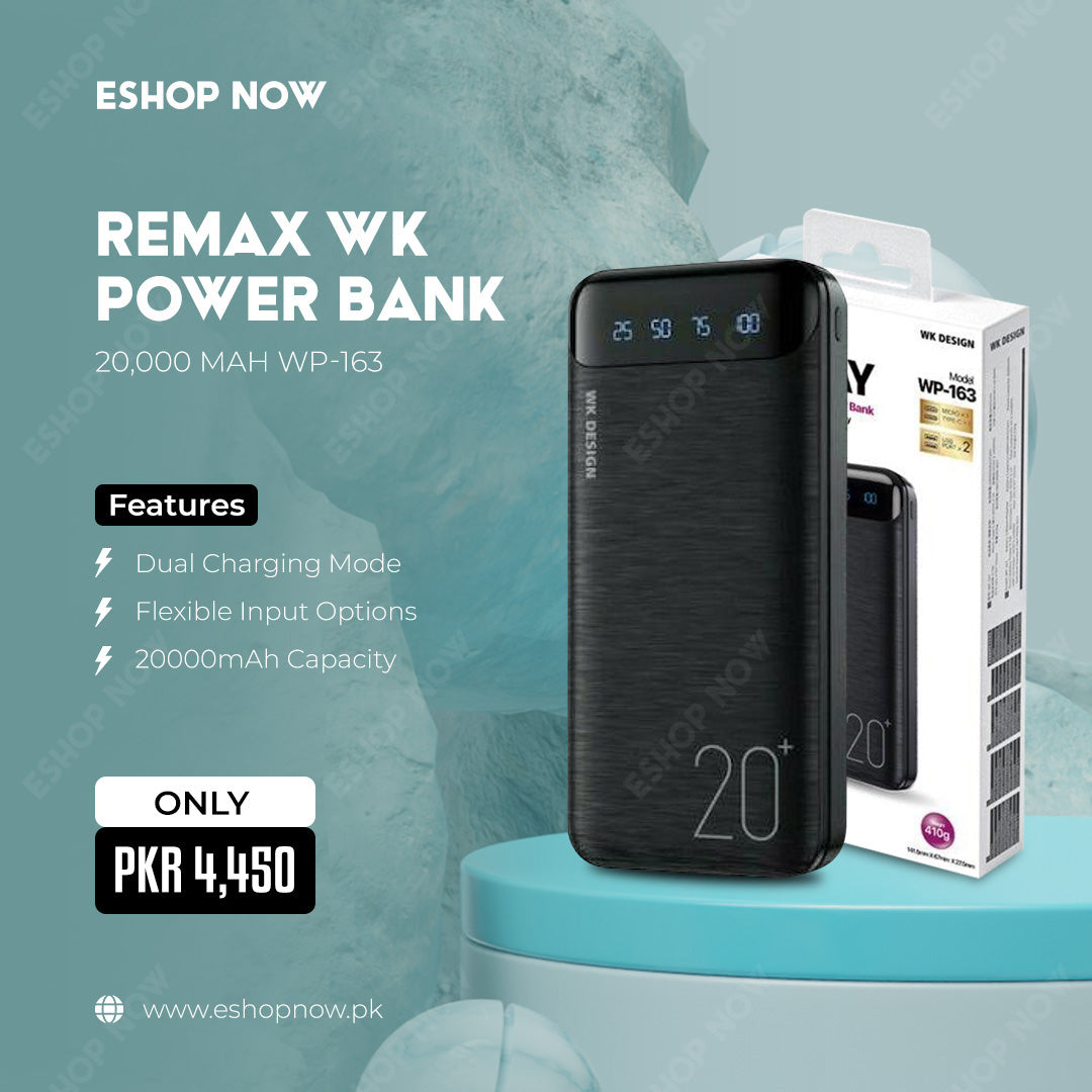 Remax Wk Power Bank 20,000 Mah WP-163