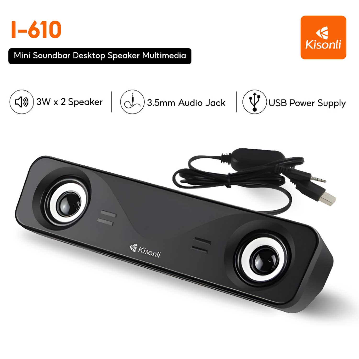 USB Home Theater Soundbar – Immersive Audio for PC & Laptop